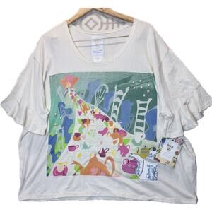 Disney Alice in Wonderland 70th Anniversary by Mary Blair T shirt  plus size 1X